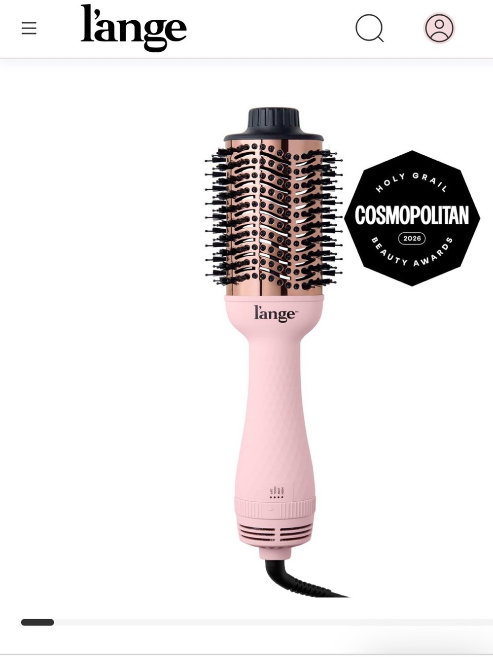 L’ange Le Volume 2-in-1 Titanium Brush Dryer - 75mm